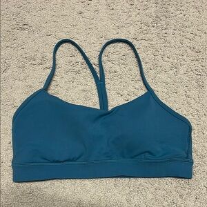 Lululemon Athletica Blue Sports Bra with Y-Back Design